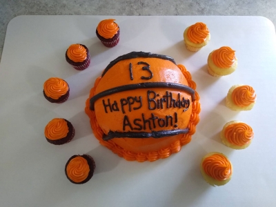 Basketball Baby Shower Display